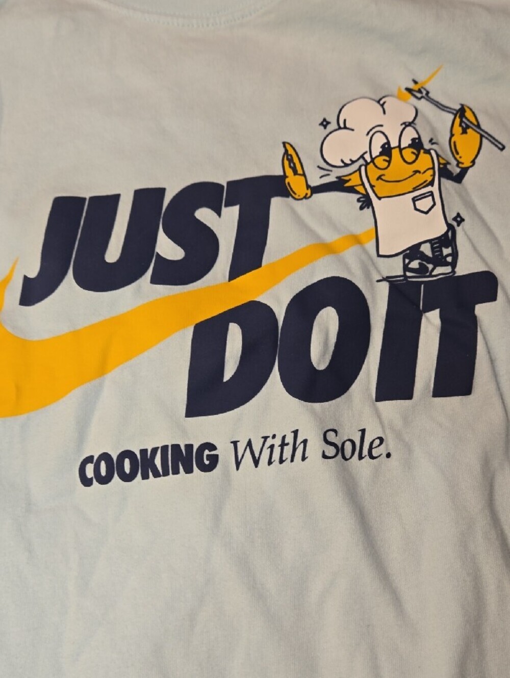 Nike Max 90 T-Cooking With Sole Shirt (Blue) - L - Picture 5 of 5